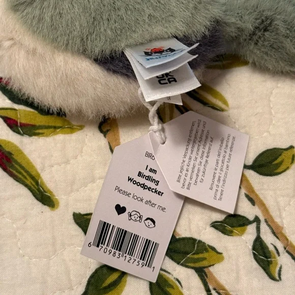 RARE/RETIRED NWT Jellycat Birdling Woodpecker Plush - Picture 2 of 4
